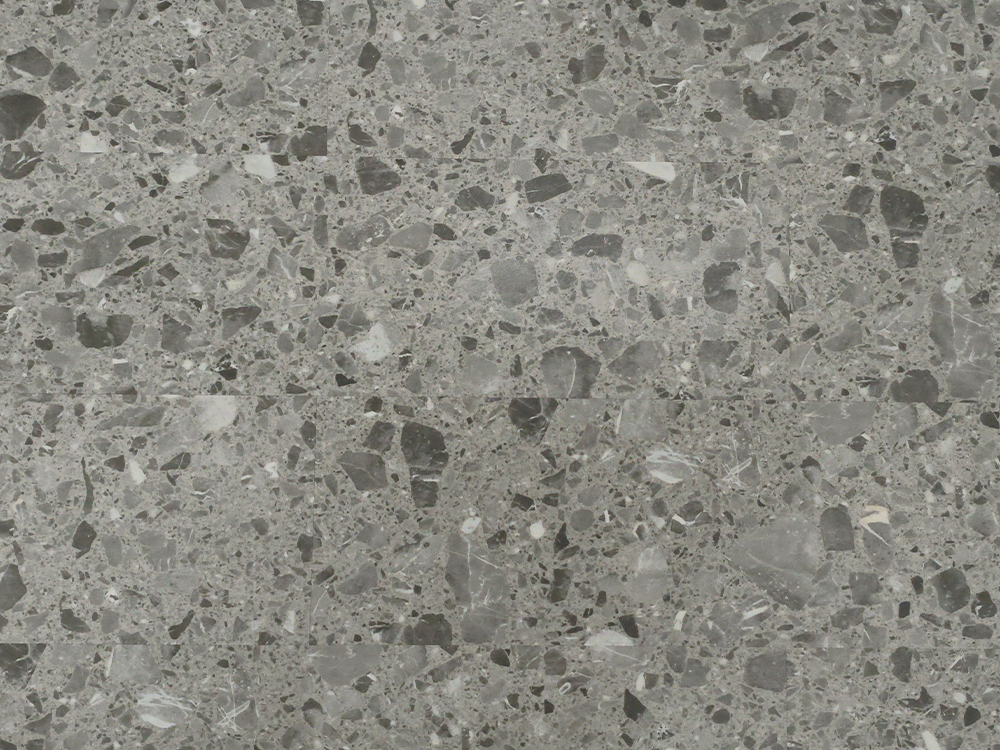 SPC-WG Stone Look csempe, közepes szürke Terrazzo 9 × 36
